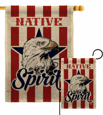 Native Spirit Garden Flag Country Living Decorative Small Gift Yard House Banner