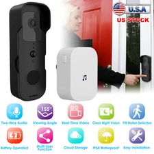 WiFi Wireless Intercom Smart Doorbell 1080P HD Security Camera Door Bell Chime