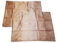 BedElite Pillowcase Coral Pink Satin Size Queen/Standard Size 20 X 26, 2 Count