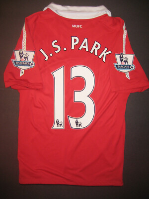 ウェア Nike Manchester United J.S. Park 13 MANCHESTER UNITED NIKE 2010/2011 SOCCER JERSEY #13 J.S. PARK