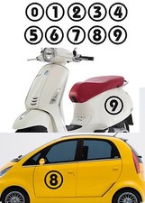 Lot Numbers of The 0 To 9, Sticker Vinyl Version III