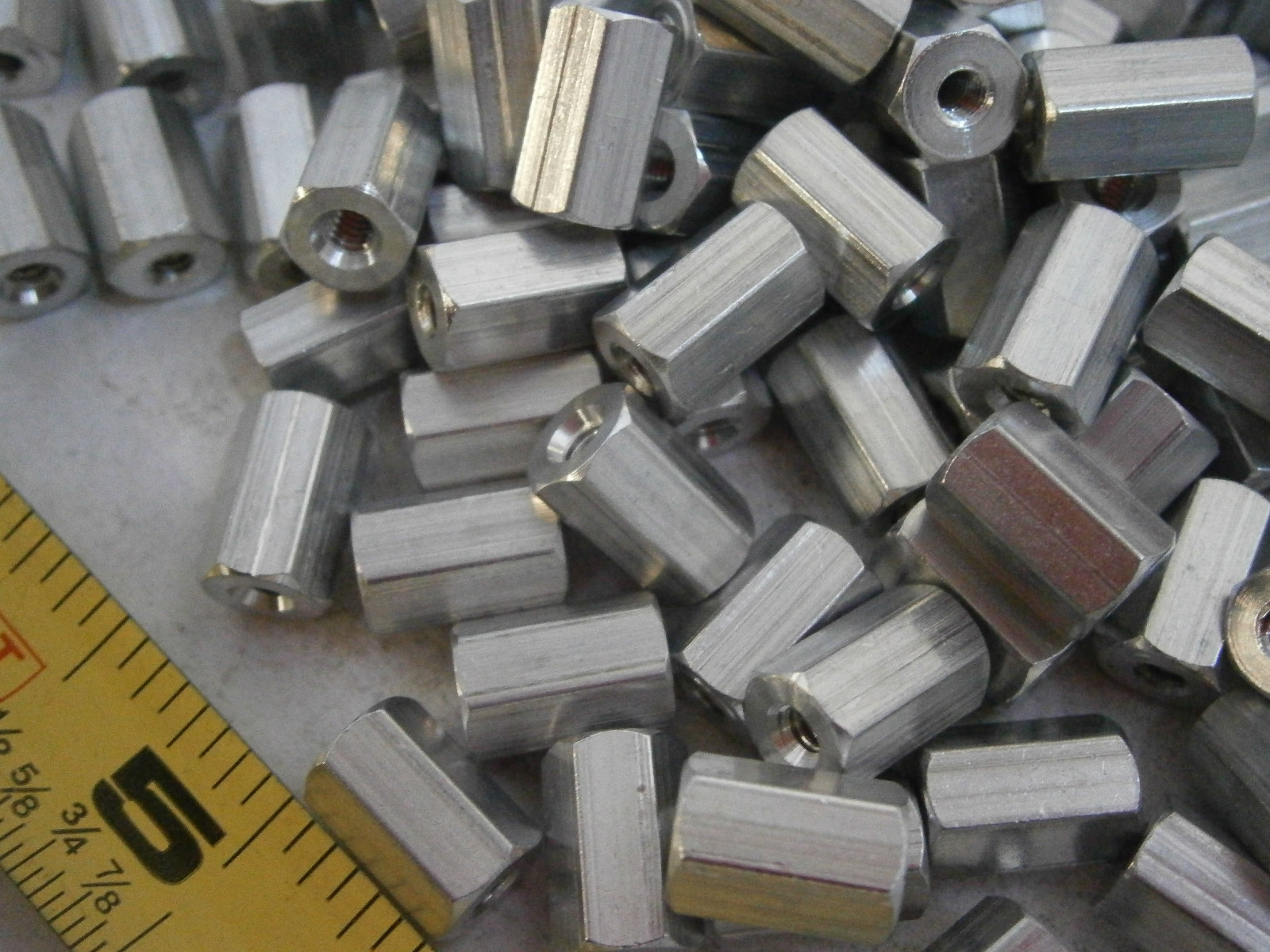 Unicorp P523M06F12440 Female Standoff 1/4 Hex Aluminum Lot of 25