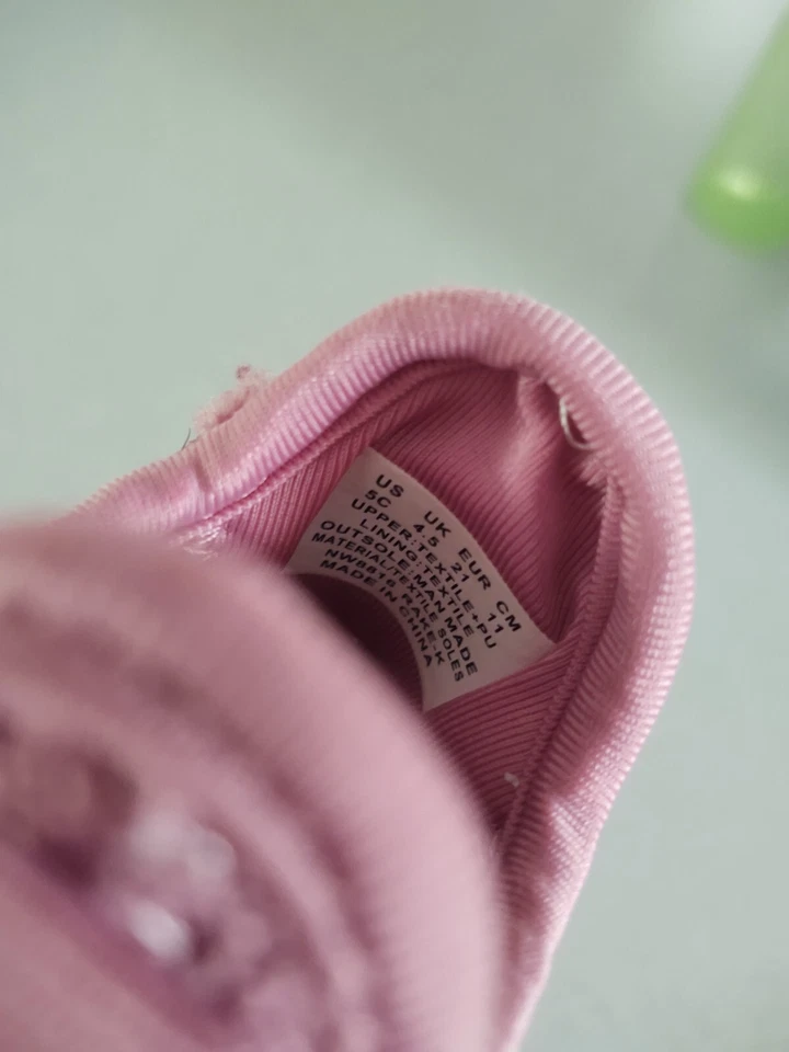 US Polo ASSn Bebé Niña Zapatillas Zapatos Talla 5 Color Como un Rosa y Morado Foto 3 de 4