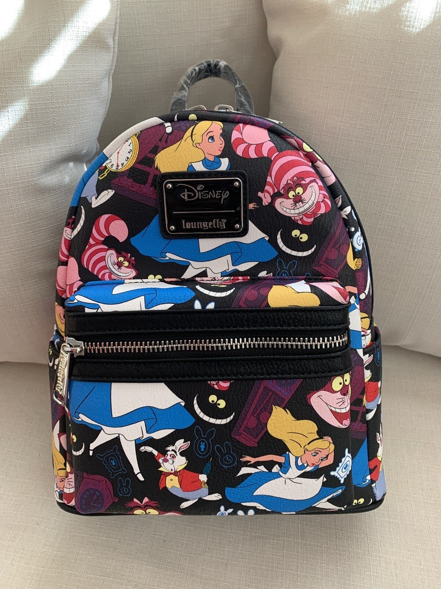 NWT Loungefly Alice In Wonderland AOP Mini Backpack | eBay display picture 2