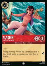Aladdin - Fearless Navigator #112 Common | Lorcana: Azurite Sea Card