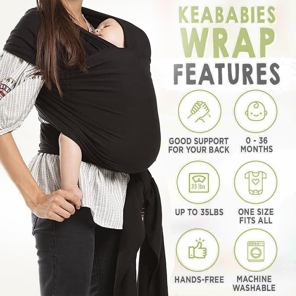Babytragetuch Verstellbare Babytrage Baby Carrier Baby Bauchtrage Baumwolle DE