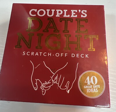 Couple's Date Night Scratch Off Deck - 40 Great Date Ideas