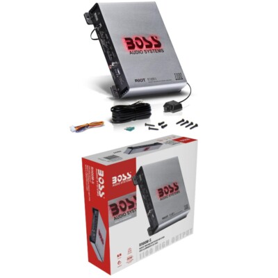 1 BOSS AUDIO SYSTEMS R1100M-S Mono-Verstärker Mit Inklusive Fernbedienung