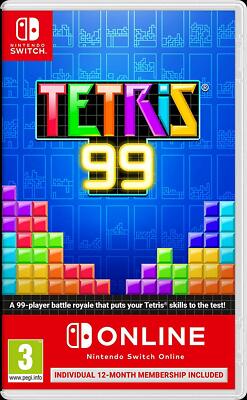 Tetris 99 12 Month Nintendo Switch For Nintendo Switch (New