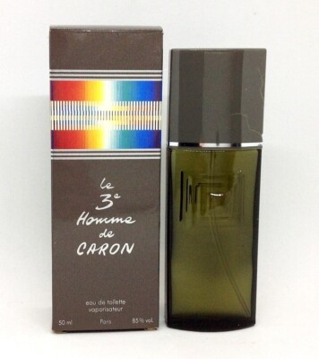 Le 3E Homme De Caron 50Ml. Eau De Toilette Spray Vintage Format Antiguo