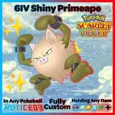 ✨ Shiny Primeape 6IV ✨ Pokemon Scarlet & Violet 🚀 Fast 🚀
