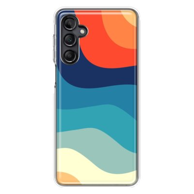 Mundaze Case for Samsung Galaxy A15 5G Cover Rero Abstract Waves