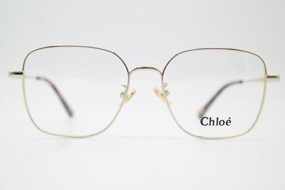 Brille Chloe CH0214OA Gold Oval Brillengestell eyeglasses Neu