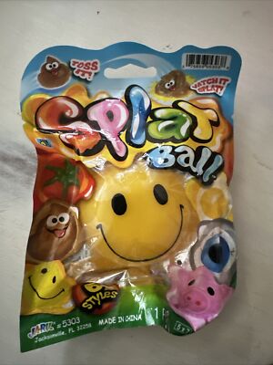 Jaru Splat Ball Squishy Smiley Face Toy Stress Ball | eBay