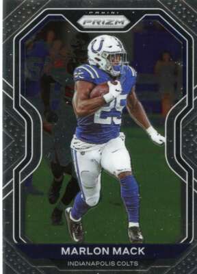 2020 Panini Prizm #86 Marlon Mack Indianapolis Colts - Nice Card!