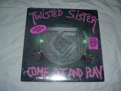 TWISTED SISTER  Come Out And Play '85 SEALED + HYPE STICKER US 1st press Pop-up