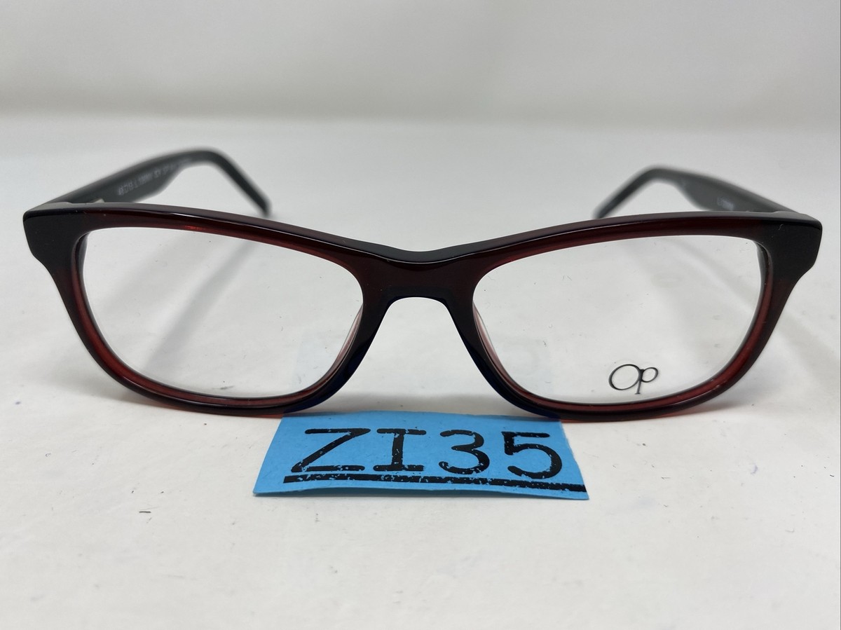 Ocean Pacific OP 844 CHERRY 48-15-130 Red Plastic Full Rim 