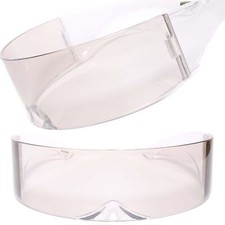 Futuristic Party Novelty 80s Costume Sci-Fi Anime Alien Cosplay Clear Sunglasses