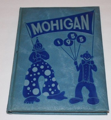 1955 Morgantown WV High School Yearbook year book Clown cover Mohigan