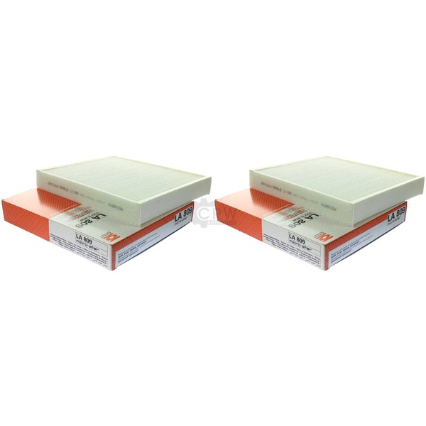 2X Mahle / Knecht LA 809 Filter Innenraumluft Pollenfilter Innenraumfilter-image