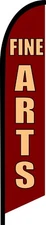 FINE ARTS SWOOPER FEATHER FLAG BANNER SIGN 9188