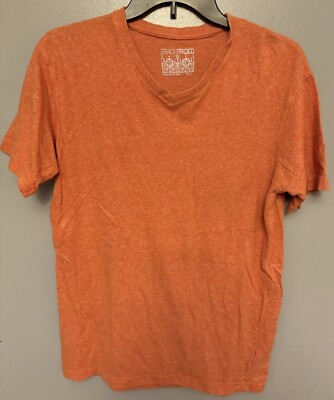 Straightfaded Women s T-Shirt  Lite Orange Size Large.