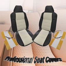 For 2005 Ford Excursion Driver & Passenger Leather Seat Cover & Heating Element