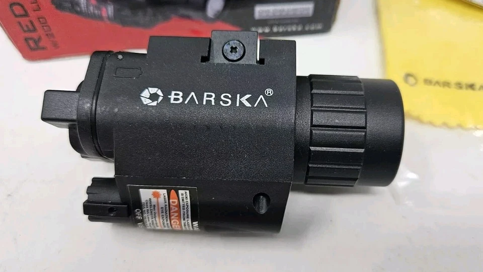 Barska Red Laser Sight Flashlight  Combo New Open Box Quick Attach Detach READ! - Image 2 of 4