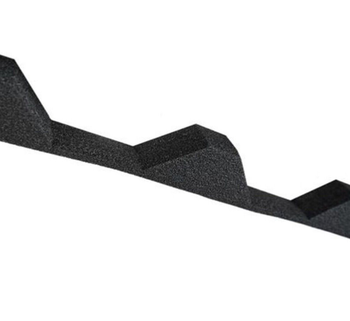 Riayk Eaves Foam Filler To Fit 34/1000 Box Profile Sheets, (1m) Black