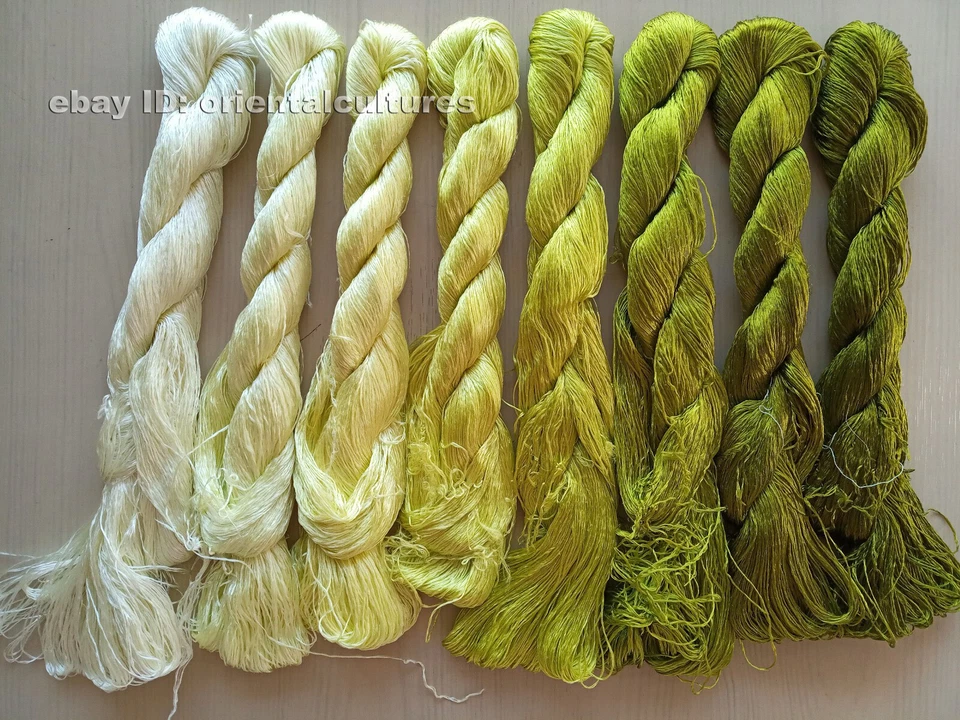 8bundles 100%natural mulberry silk,hand-dyed suzhou embroidery silk floss/thread - Image 2 of 4
