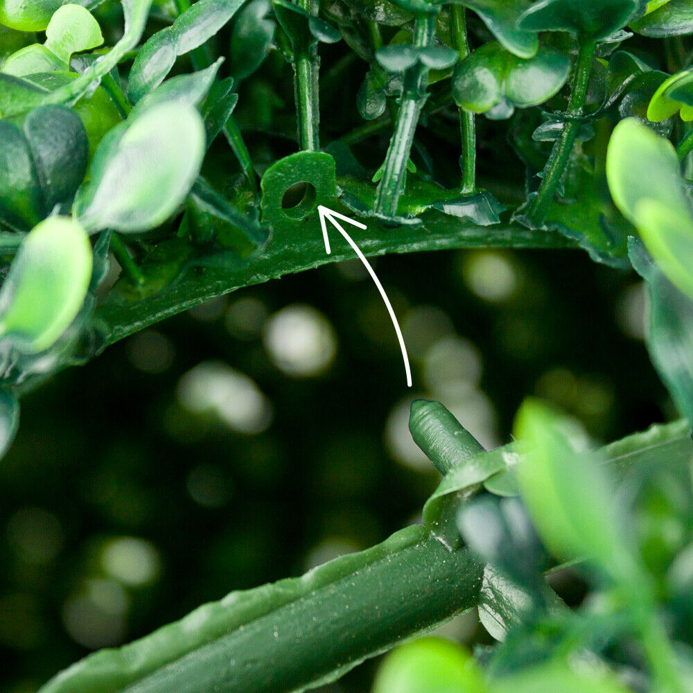 Buchsbaum Kugel Plastikpflanze Künstliche Pflanze Buxus Deko Ø28cm Decovego