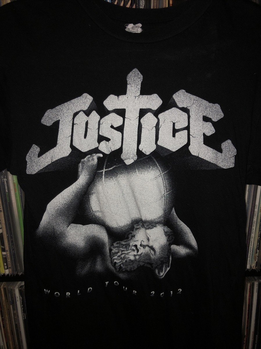 タ*す様 ジャスティス　JUSTICE 2012 WORLD TOUR Tシャツ タ*す様 ジャスティス JUSTICE 2012 WORLD TOUR Tシャツ - メルカリ