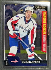 Zach Sanford RC 2016-17 O-Pee-Chee Platinum #198 Rookie Washington Capitals