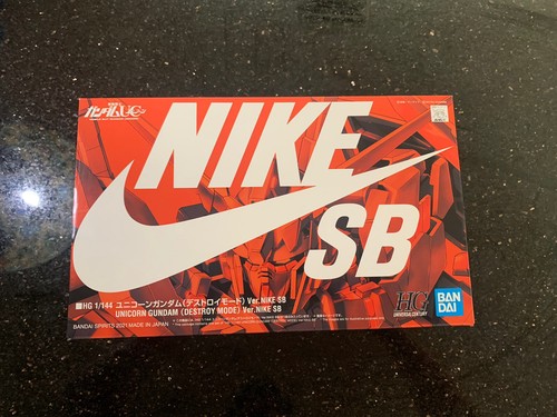 Bandai Gundam Nike SB Unicorn Destroy Mode 1/144 HG Model Kit US SELLER In Hand 4573102629296 | eBay