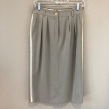 Mondi Women's Green Khaki Skirt Size 38 E1484 
