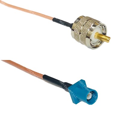 RG316 PL259 UHF Male to Fakra Z Male RF Cable Rapid-SHIP LOT