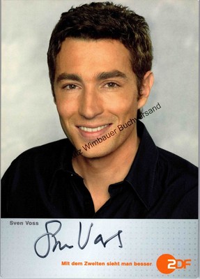 Original Autogramm Sven Voss MDR /// Autograph signiert signed signee Vos 352719