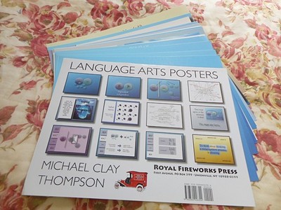 MICHAEL CLAY THOMPSON MCT  Language Arts Posters (Laminated Surfaces): Set of 13