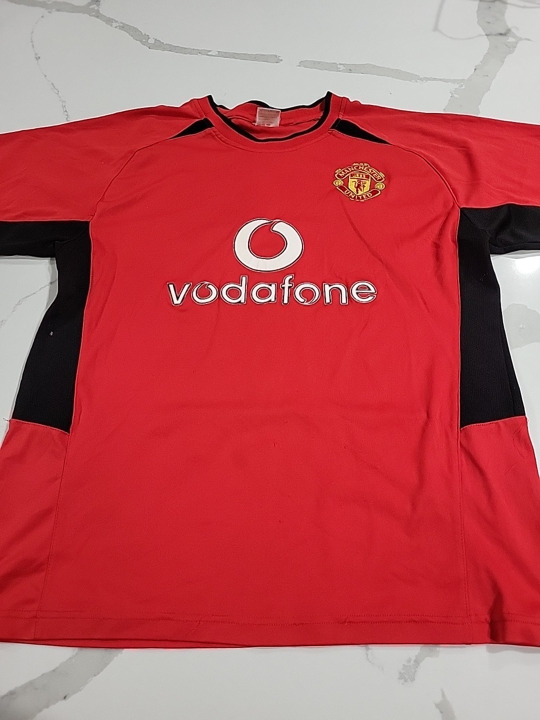 Vintage Manchester United 04 Deportiva Red Unisex Soccer Jersey Size Adult M