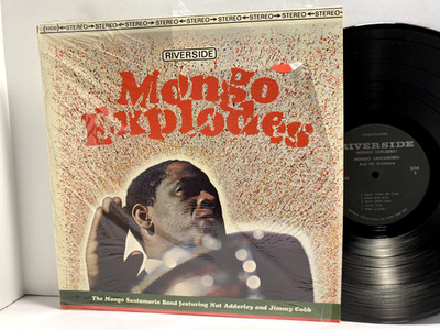 Mongo Santamaria - Mongo Explodes LP - Riverside 93539 - Tested EX- Vinyl Shrink