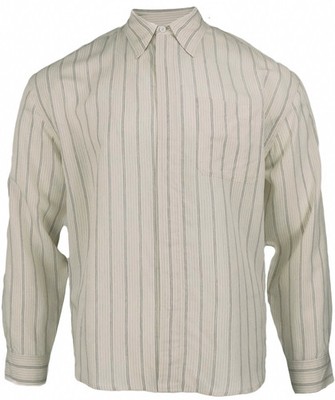Frame Classic Button Down Shirt in Natural Stripe