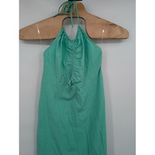 Decor STC Women's NWT Green Ruched Halter Dress no sz