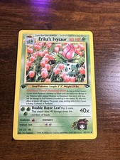 Pokémon TCG Erika's Ivysaur Gym Challenge 1st Edition Uncommon Card 41/132 LP/NM on eBay