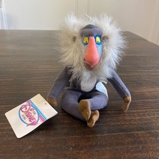 Disney Store The Lion King Rafiki Mini Bean Bag Plush Vintage 8 Inch NWT