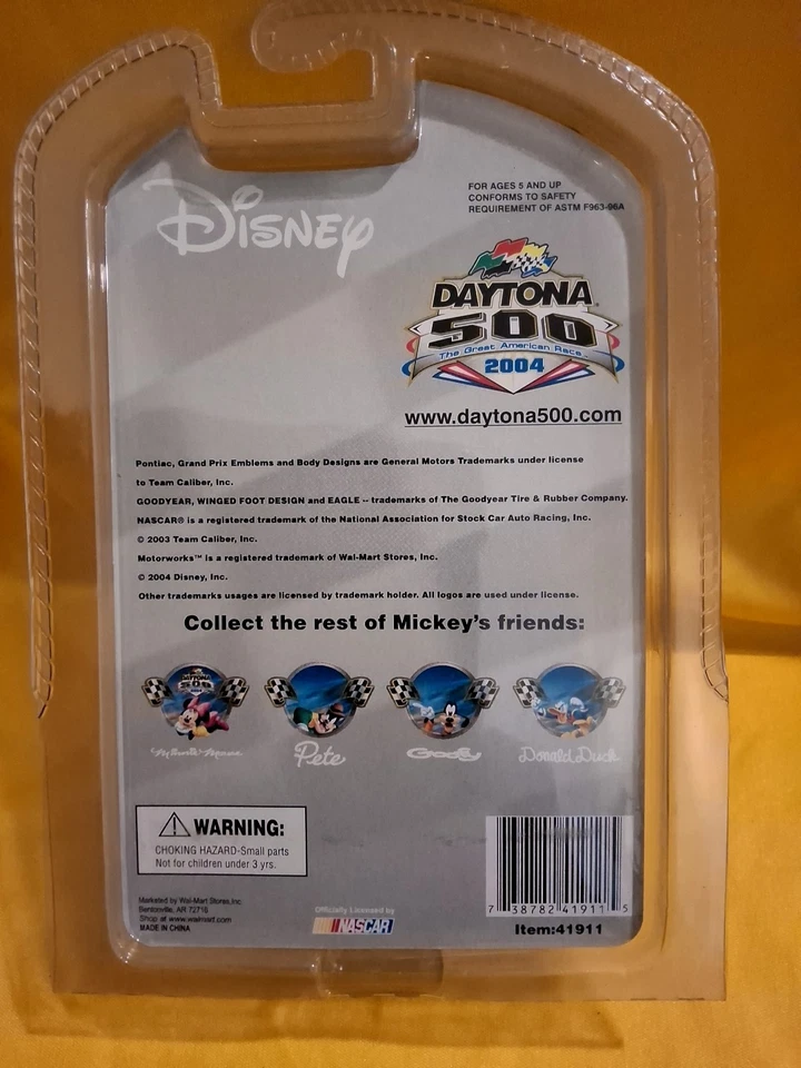 Disney NASCAR Daytona 500 Car Mickey Mouse 2004 🔥E - Image 4 of 4