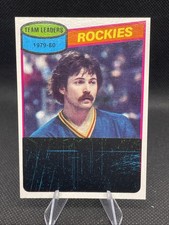 1980-81 Topps Hockey #259 Colorado Rockies Team Leaders Unscratched