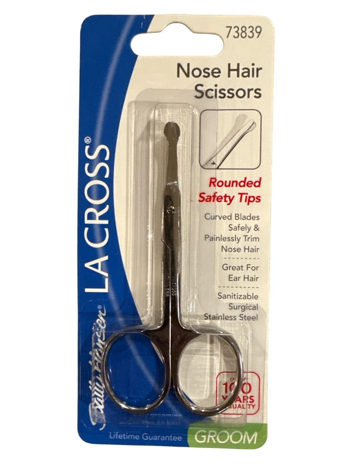 #73839 Tijeras para cabello nariz cruzada Sally Hansen La puntas de seguridad redondeadas desinfectables Foto 3 de 4