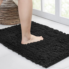 Large Bathroom Rug Non Slip Bath Mat Water Absorbent Super Soft Shaggy