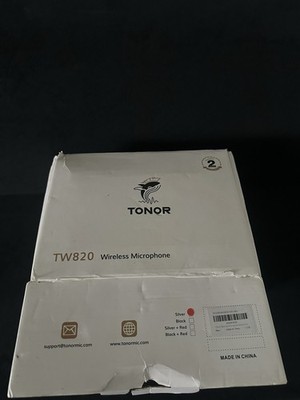 Tonar TW820 Wireless Microphone System Dual Handheld Mic  UHF Professional Audio