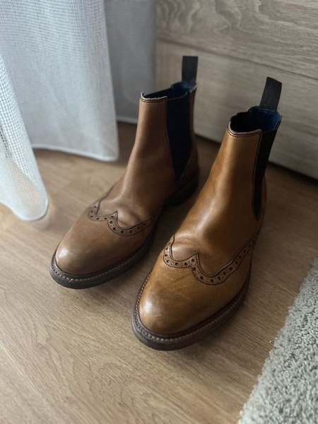 Men Barker Boots Brown Leather 43 #8KC5